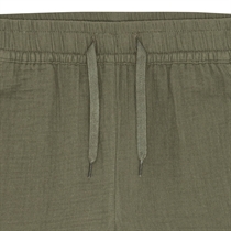 BIRKHOLM Muslin Shorts Oliven Grøn